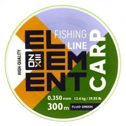 Рибальська волосінь, ZEOX Element Carp Fluo Green, 300м, перетин 0,350мм